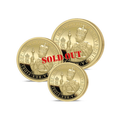 The 2023 King Charles III 75th Birthday Gold Fractional Sovereign Set
