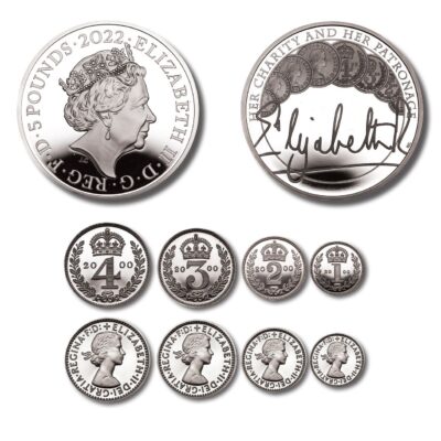 The Royal Maundy of Queen Elizabeth II Silver Tribute Set