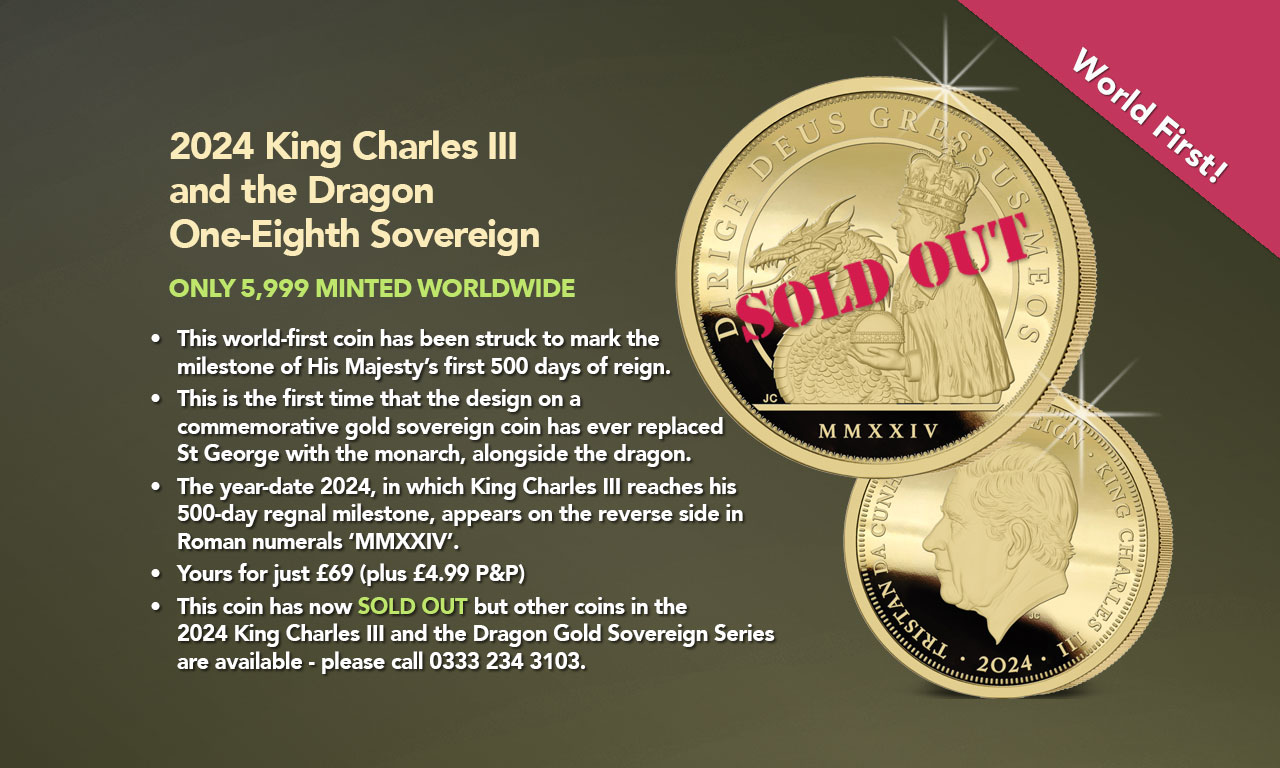 The Charles and the Dragon One Eighth Banner SOLD OUT