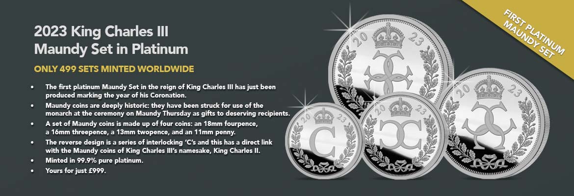 The 2023 King Charles III Maundy Set in Platinum