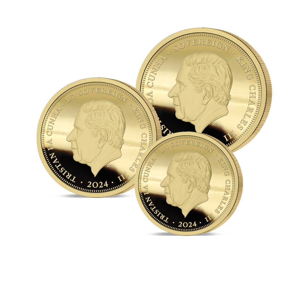 The 2024 D-Day 80th Anniversary Gold Prestige Infill Sovereign Set Obverse