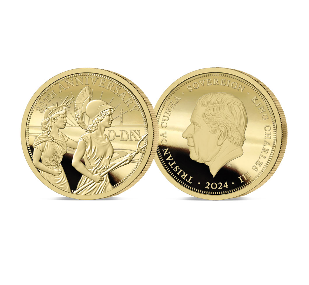 The 2024 D-Day 80th Anniversary Gold Sovereign