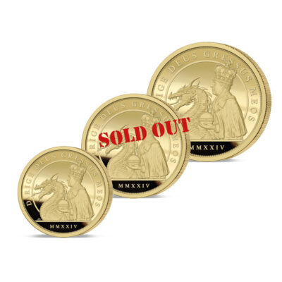 The 2024 King Charles and the Dragon Gold Fractional Sovereign Set