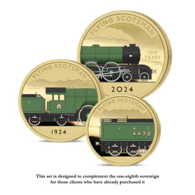 The 2024 Centenary of Flying Scotsman 4472 Gold Sovereign Prestige Infill Set