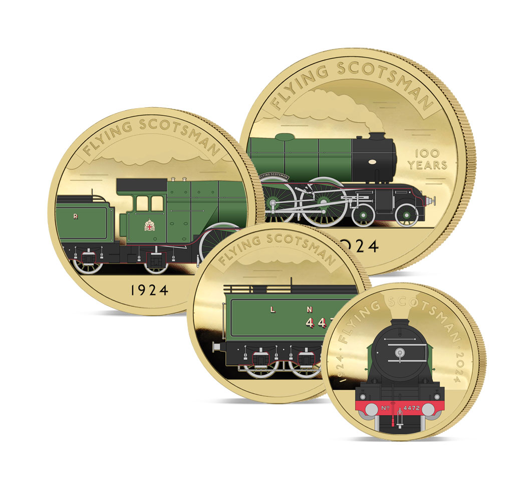 The 2024 Centenary of Flying Scotsman 4472 Gold Sovereign Prestige Set