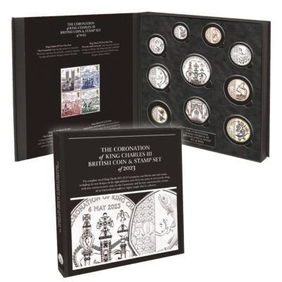 King Charles III 2023 Coronation Coin and Stamp Set