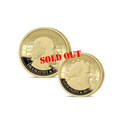 The 2025 Earl's Inspiring Britons Gold Fractional Infill Sovereign Set