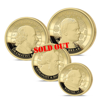 The 2025 Earl's Inspiring Britons Gold Prestige Sovereign Proof Set