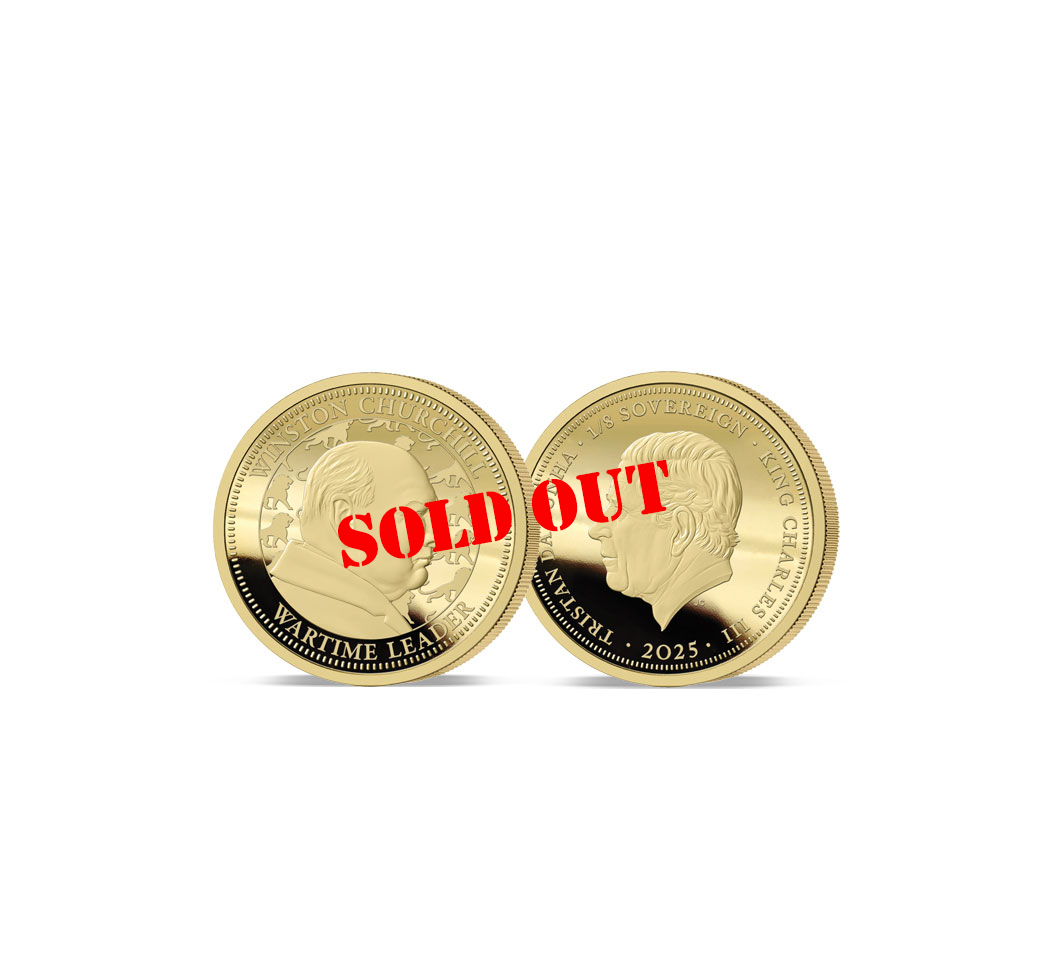 The 2025 Winston Churchill Gold One Eighth Sovereign SOLD OUT