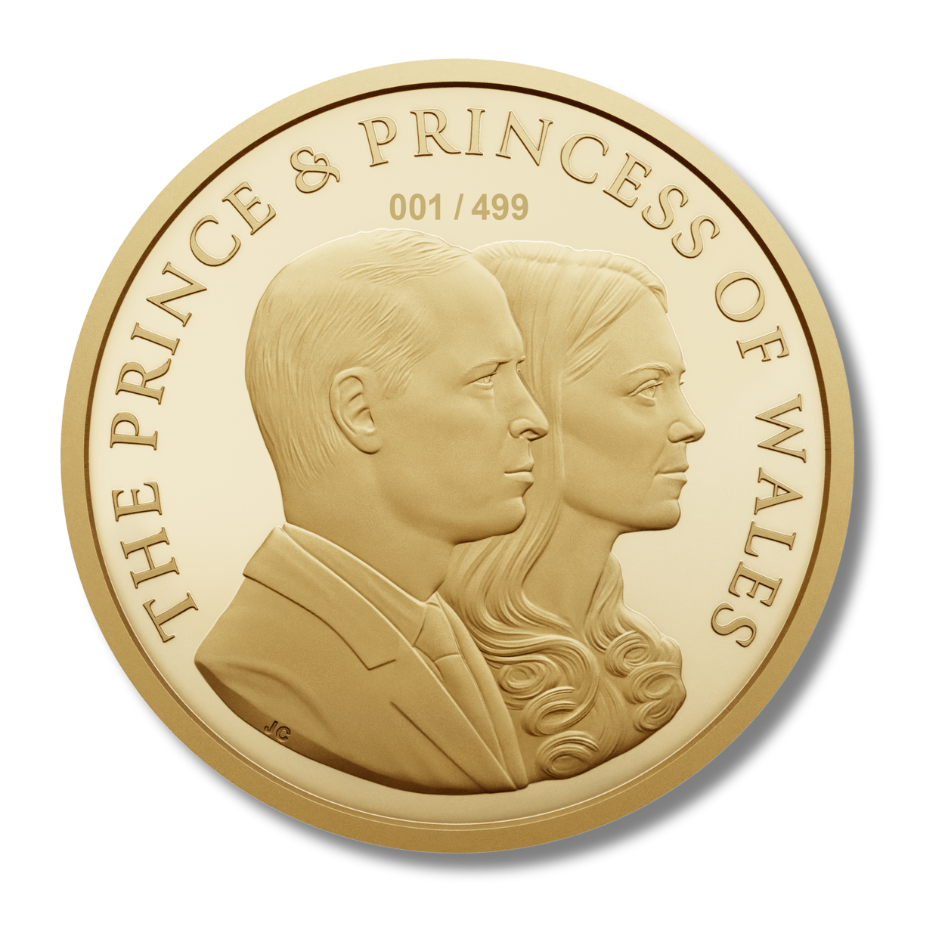 The 2025 Prince and Princess of Wales Matte Proof Sovereign