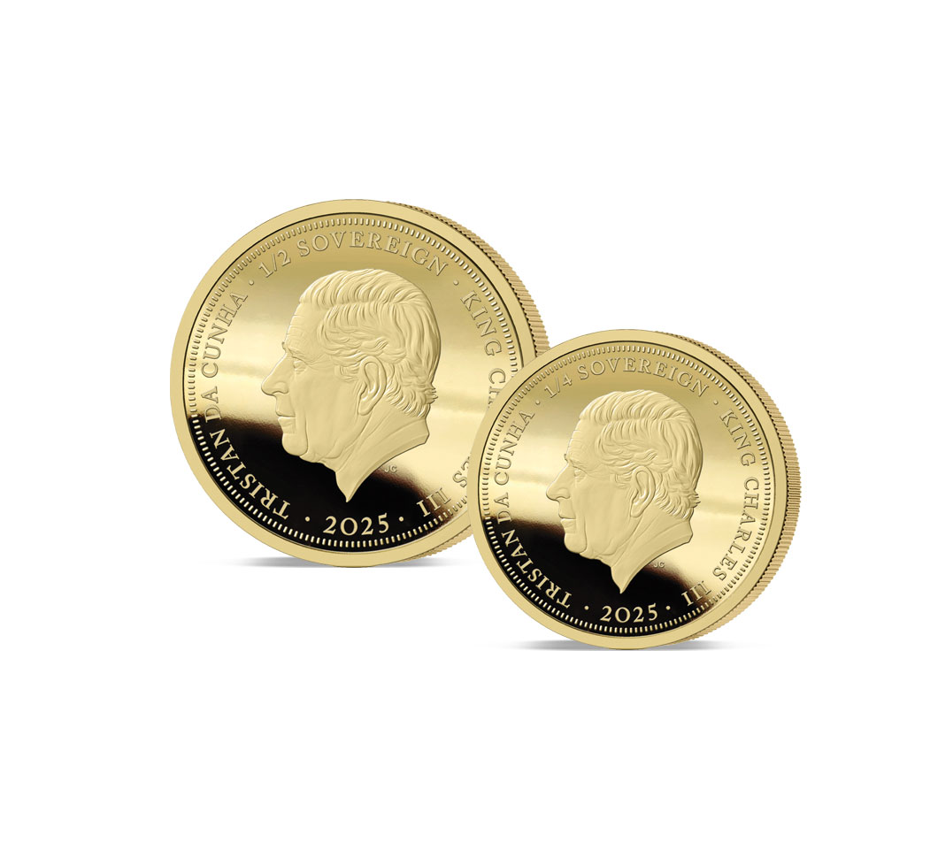 The 2025 Princess Royal 75th Birthday Gold Fractional Infill Sovereign Set Obverse