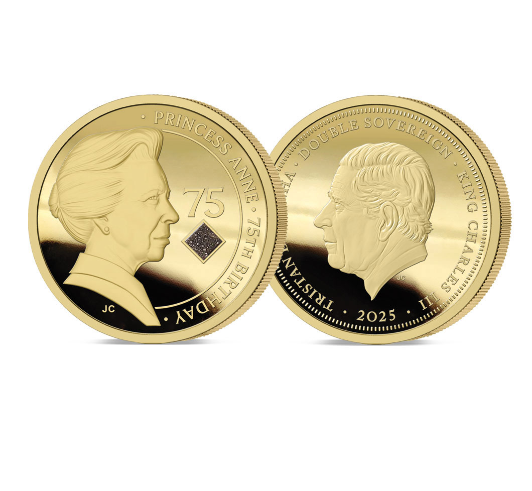 The 2025 Princess Royal 75th Birthday Gold Double Sovereign