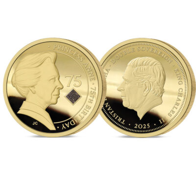 The 2025 Princess Royal 75th Birthday Gold Double Sovereign