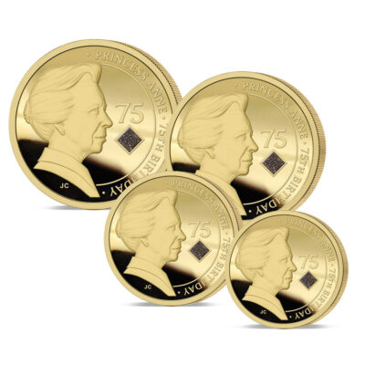 The 2025 Princess Royal 75th Birthday Gold Prestige Sovereign Proof Set