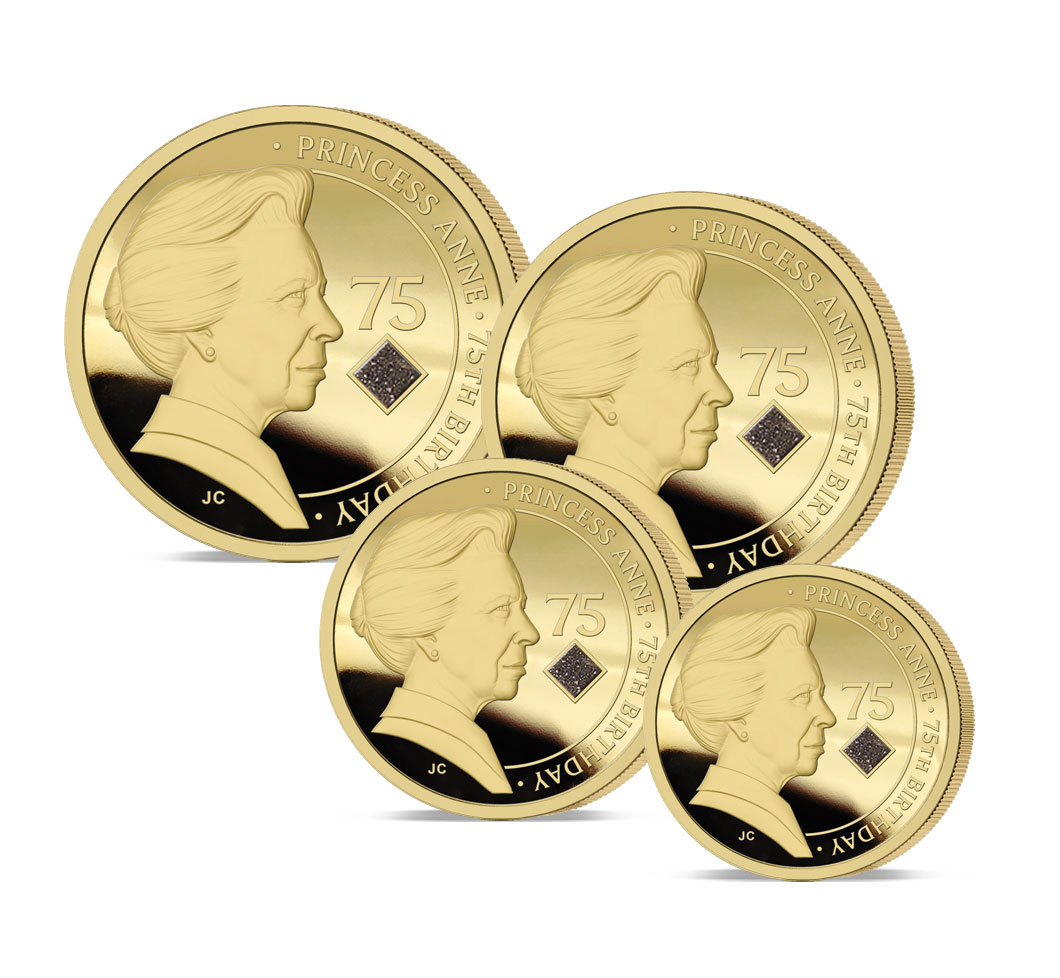 The 2025 Princess Royal 75th Birthday Gold Prestige Sovereign Proof Set