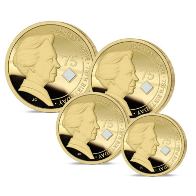 The 2025 Princess Royal 75th Birthday Gold Prestige Sovereign Proof Set