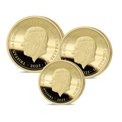 The 2025 Princess Royal 75th Birthday Gold Prestige Infill Sovereign Set