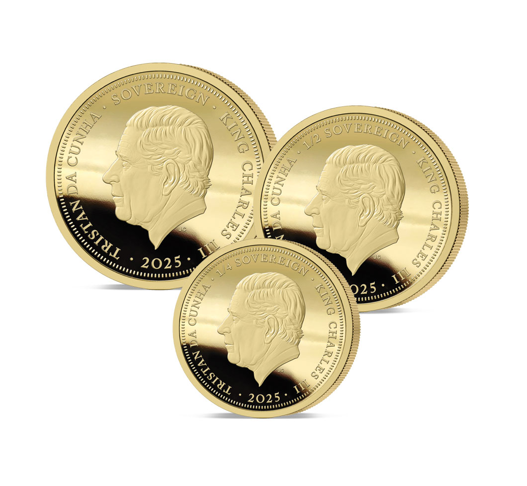 The 2025 Princess Royal 75th Birthday Gold Prestige Infill Sovereign Set Obverse