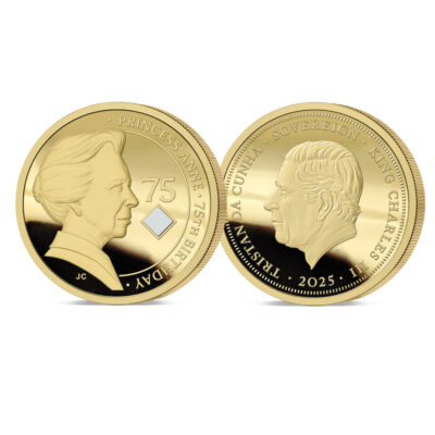 The 2025 Princess Royal 75th Birthday Gold Sovereign image