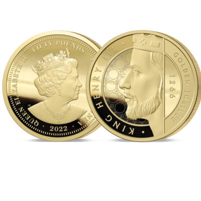 The 2023 King Charles III Greatest Monarchs Gold £50 Sovereign