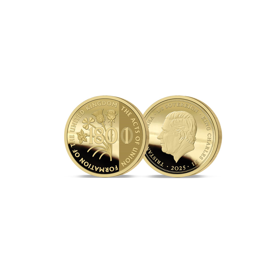 The 2025 Anniversary of the United Kingdom Gold One Eighth Sovereign