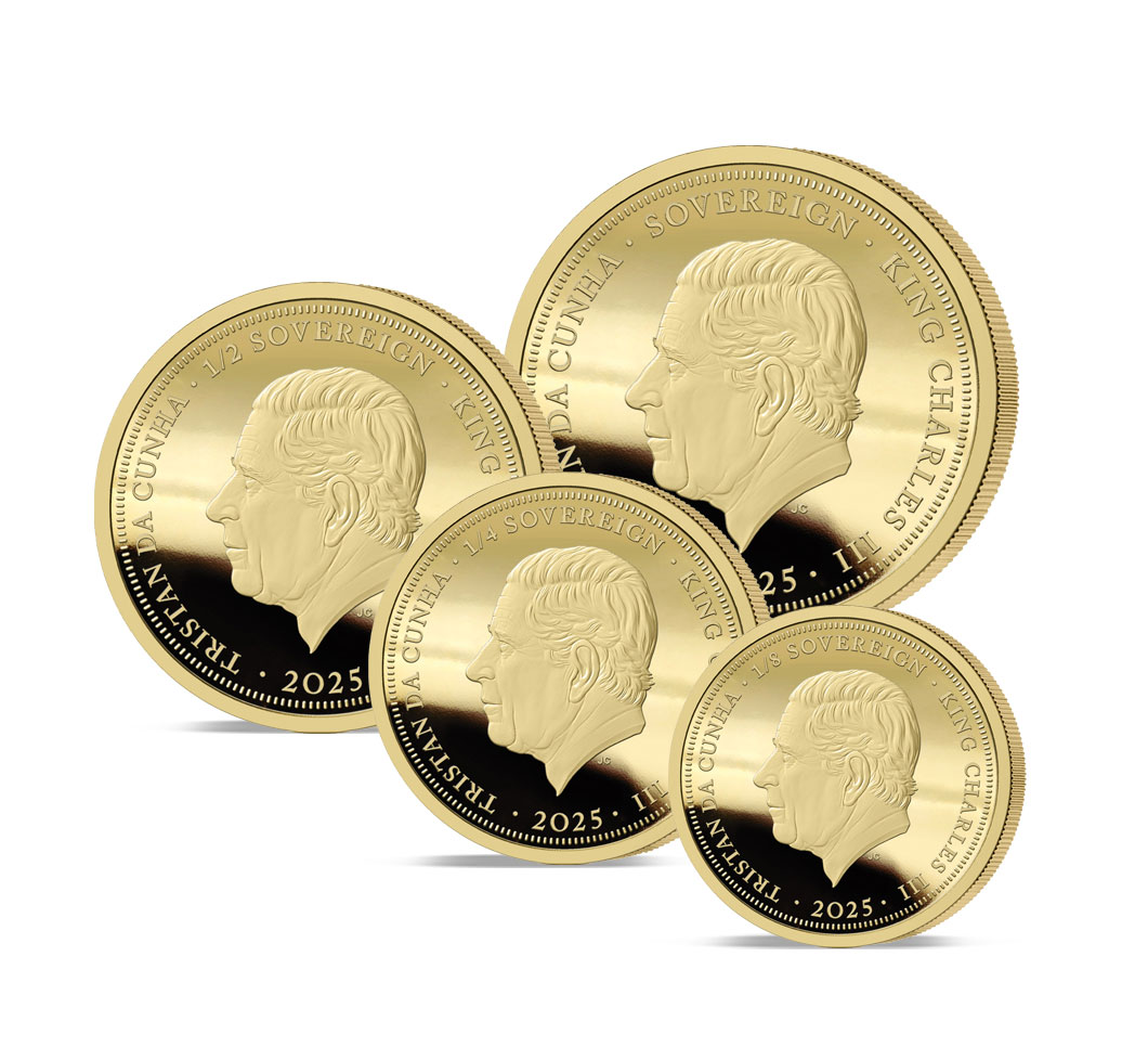 The 2025 Anniversary of the United Kingdom Gold Prestige Sovereign Proof Set Obverse