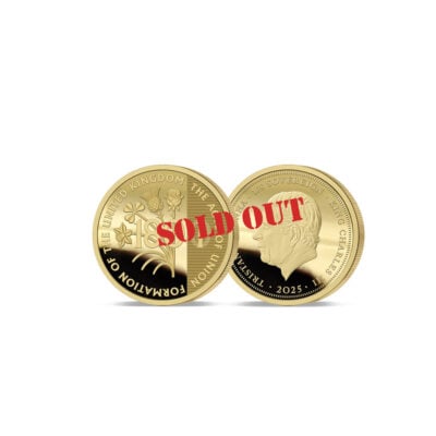 The 2025 Anniversary of the United Kingdom Gold One Eighth Sovereign