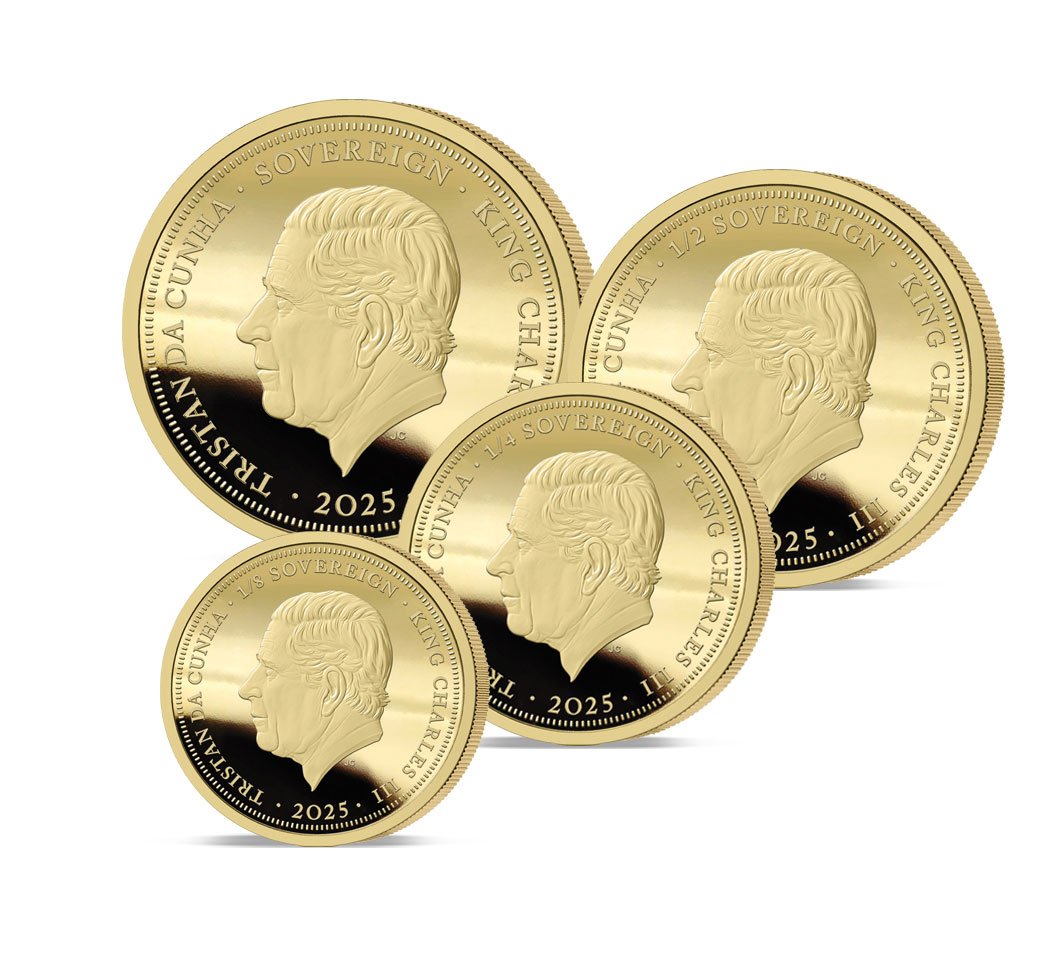The 2025 Remembrance Gold Prestige Sovereign Proof Set Obverse