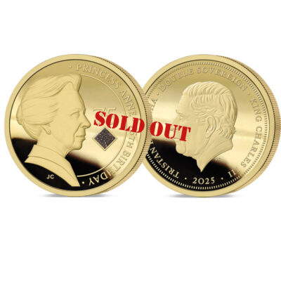 The 2025 Princess Royal 75th Birthday Gold Double Sovereign