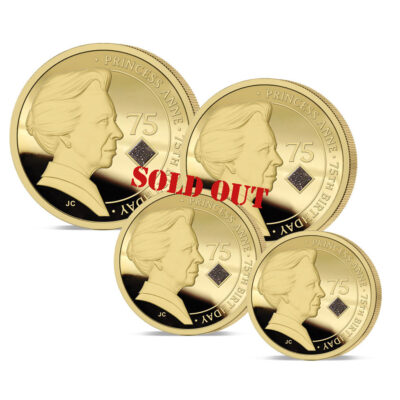 The 2025 Princess Royal 75th Birthday Gold Prestige Sovereign Proof Set