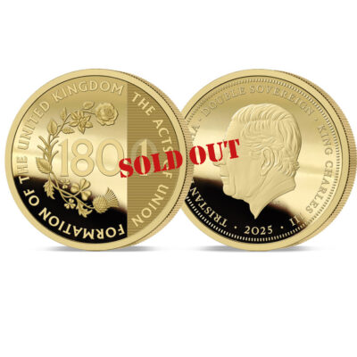 The 2025 Anniversary of the United Kingdom Gold Double Sovereign