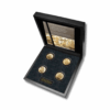 Queen Elizabeth II The Complete Set of 2017-2018-2019 & 2022 Gold PIEDFORT Sovereigns