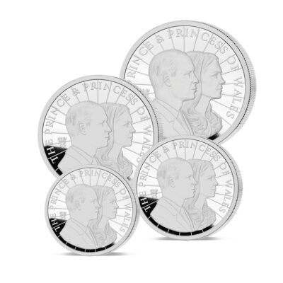 The 2026  William and Catherine 25th Anniversary Platinum Prestige Sovereign Set