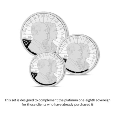 The 2026  William and Catherine 25th Anniversary Platinum Prestige Infill Sovereign Set