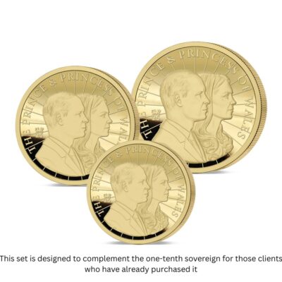 The 2026 William and Catherine 25th Anniversary Gold Prestige Infill Sovereign Set