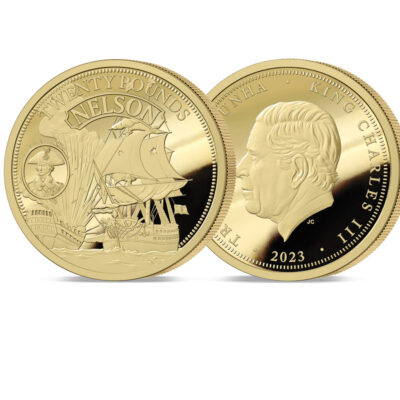 The 2023 Lord Nelson Tribute Gold £20 Sovereign