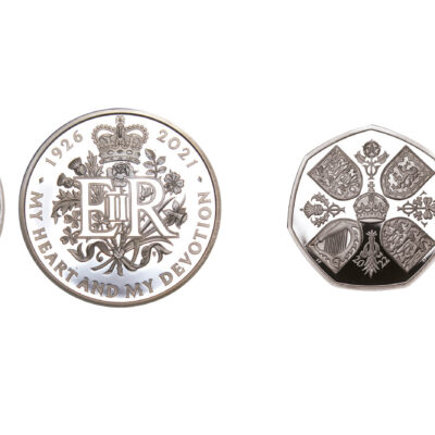 The Tribute to Queen Elizabeth II Two Coin Silver Set