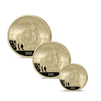 The 2026 Queen Elizabeth II and the Lion Platinum-Gold Essential Sovereign Set