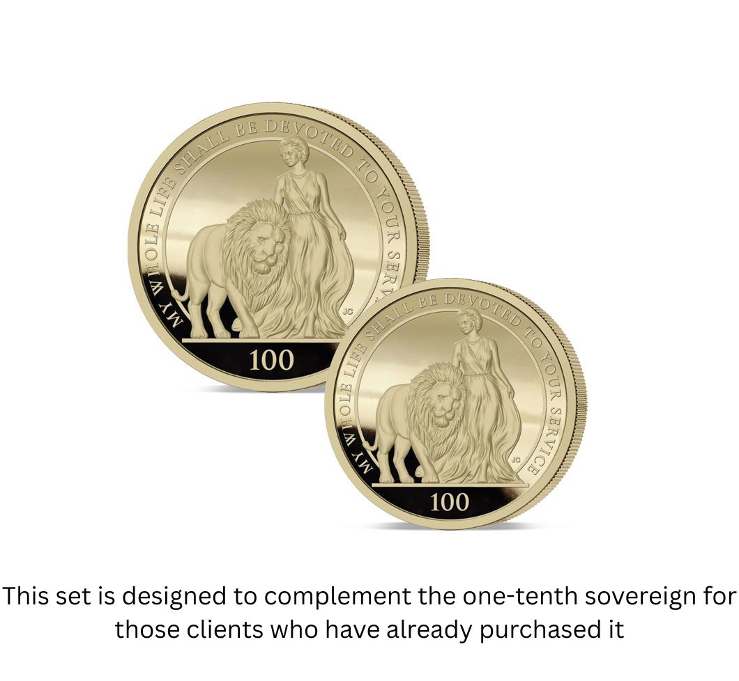 The 2026 Queen Elizabeth II and the Lion Platinum-Gold Essential Infill Sovereign Set