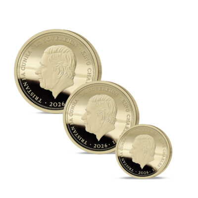 The 2026 Queen Elizabeth II and the Lion Platinum-Gold Essential Sovereign Set