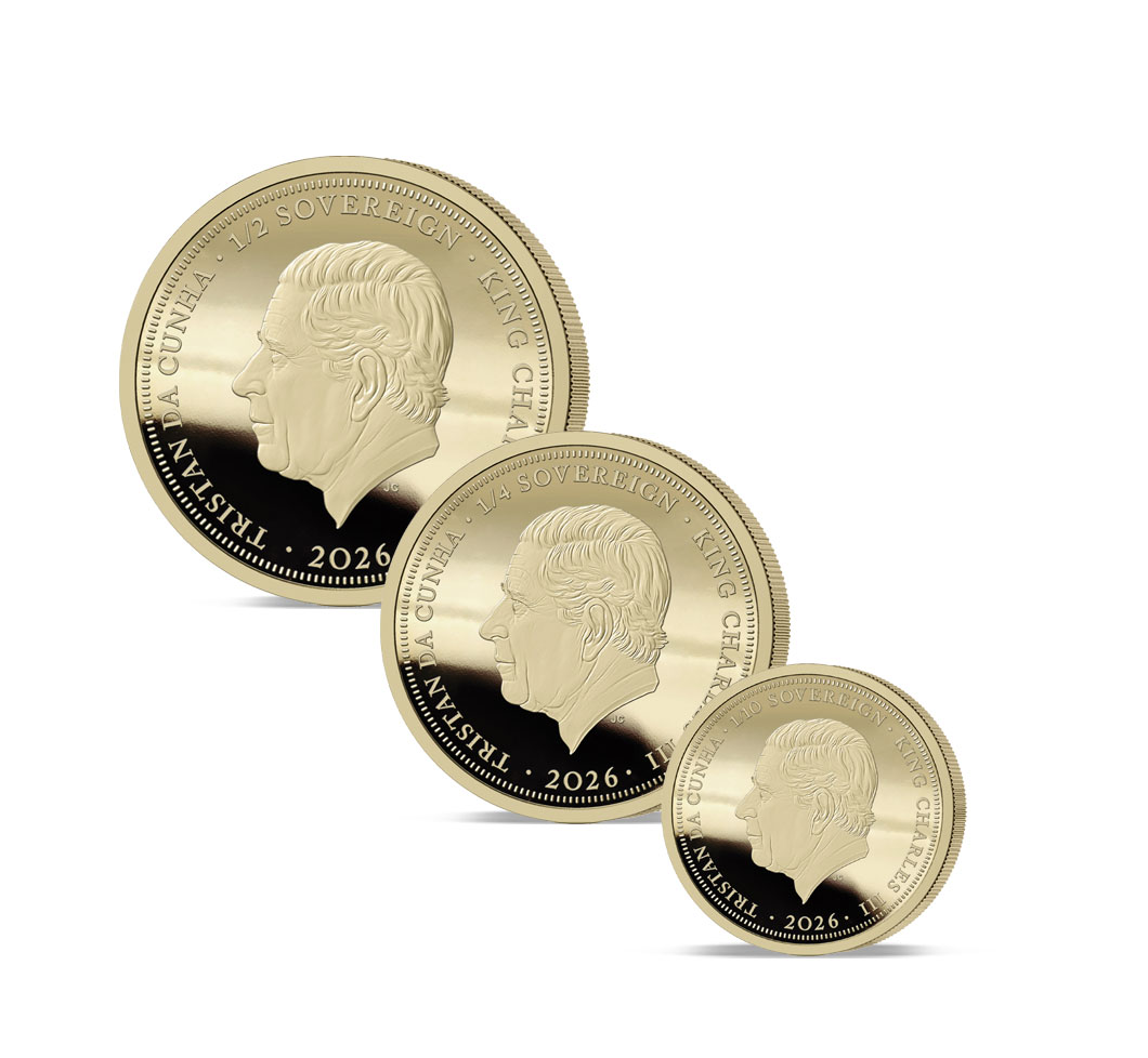 The 2026 Queen Elizabeth II and the Lion Platinum-Gold Essential Sovereign Set Obverse