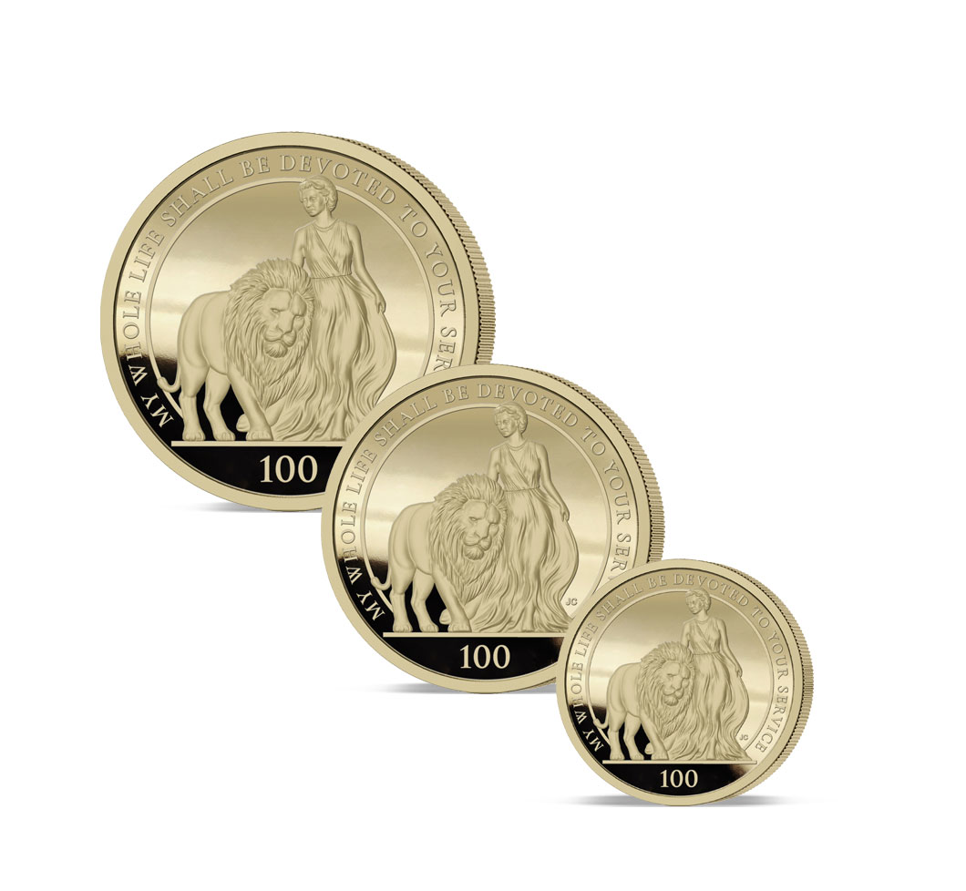 The 2026 Queen Elizabeth II and the Lion Platinum-Gold Essential Sovereign Set