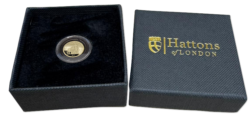 The 2026 Queen Elizabeth II and the Lion Platinum-Gold One Tenth Sovereign