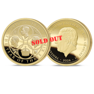 The 2026 Year of Three Kings Gold Double Sovereign