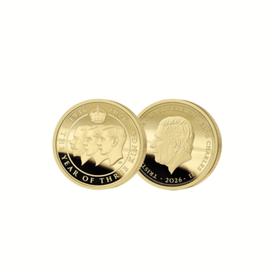 The 2026 Year of Three Kings Gold Half Sovereign