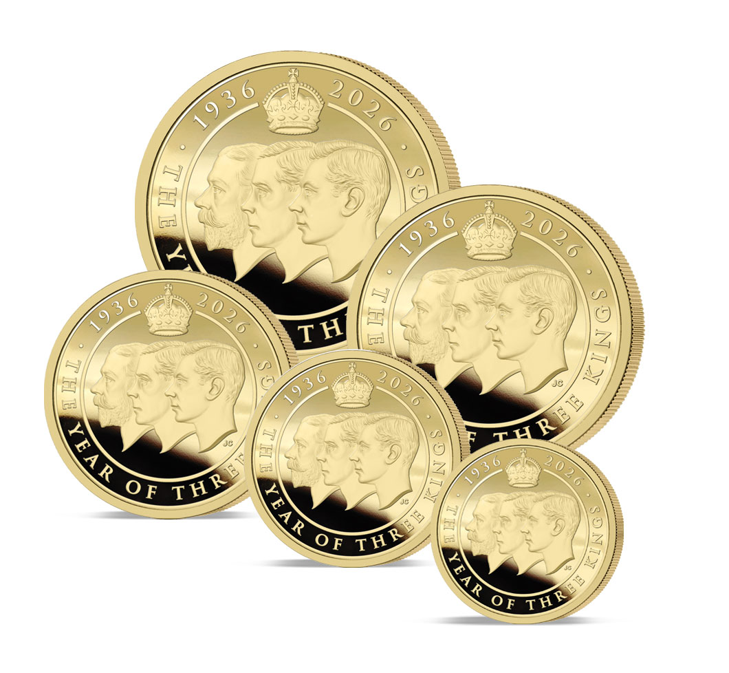 The 2026 Year of Three Kings Gold Deluxe Sovereign Set