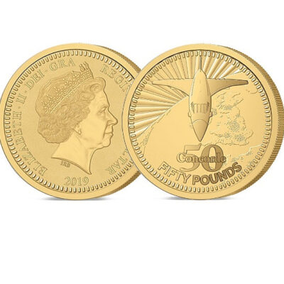 The 2019 Concorde 50th Anniversary Gold £50 Sovereign