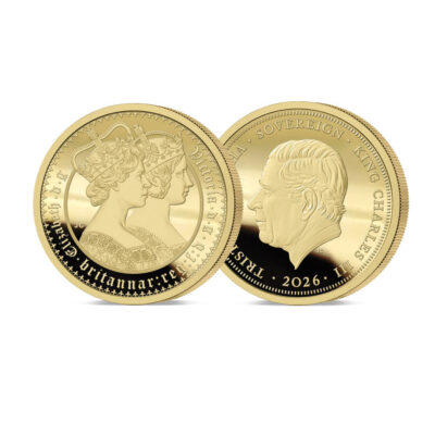 The 2026 Queen Victoria and Queen Elizabeth II 24 ct Gold Sovereign