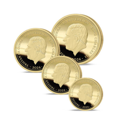 The 2026 Queen Victoria and Queen Elizabeth II 24 ct Gold Superior Sovereign Proof Set
