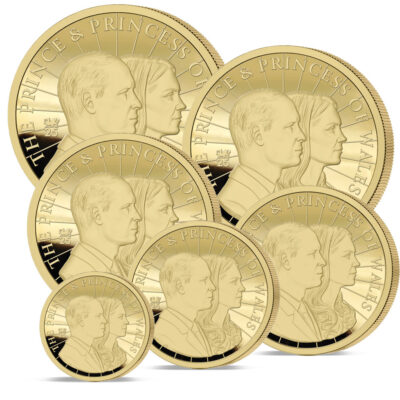 The 2026 William and Catherine 25th Anniversary Gold Definitive Sovereign Set